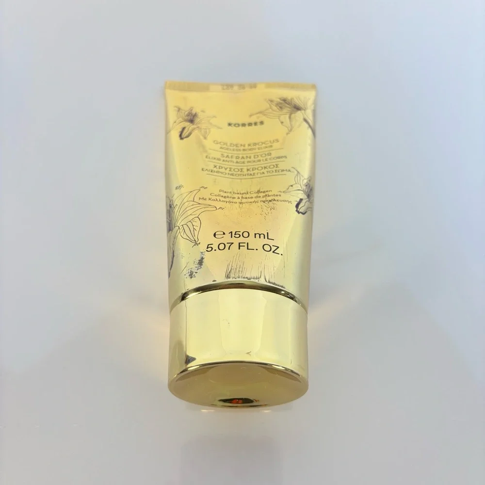 Korres Golden Krocus Ageless Body Elixir 5.07 Fl oz / 150 ml- Gold - Picture 4 of 4